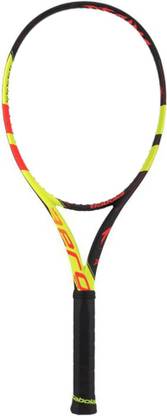 BABOLAT PURE AERO DECIMA RG/FO UNSTRUNG Black, Yellow, Red Unstrung Tennis Racquet
