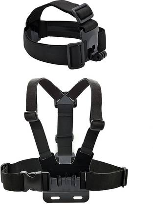 Yantralay 2 in 1 Head Strap Mount & Chest Mount for GoPro,SJCAM, Yi, & Other Action Cameras Strap