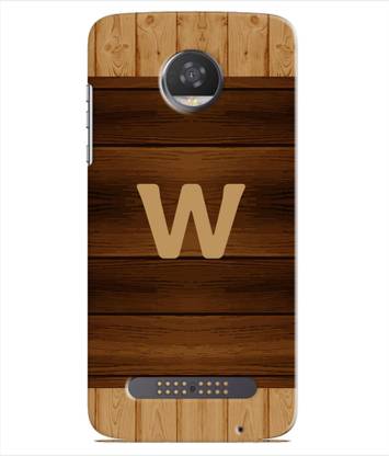 pinaaki Back Cover for Moto Z2 Play - Alphabet W