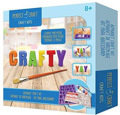 Skullduggery Perfect Craft Award Winning Cast & Paint Alphabet Letters Kit With Perfectcast Casting Material And Reusable Mold