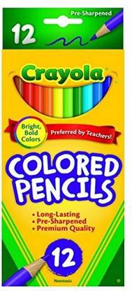 CRAYOLA 68-4012 Colored Pencils, 12-Count, Pack Of 2, Assorted Colors