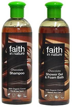 Faith In Nature Chocolate Shampoo & Shower Gel Duo