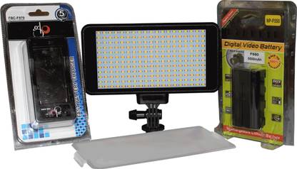 Digipro Professional 228A camera led light with Battery and charger 900 Camera LED Light