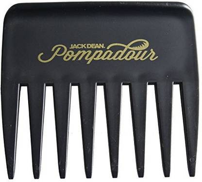 Jack Dean Pompadour Streaker Comb 4 Colours Black Clear Red or White