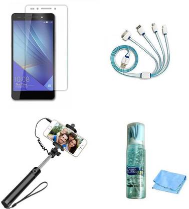 Mudshi Screen Protector Accessory Combo for Honor 7