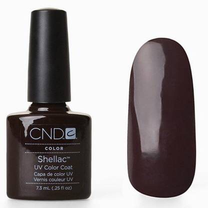 Generic Cnd Shellac Nail Polish Fedora Maroon