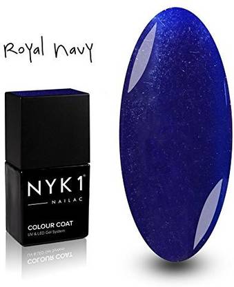 Generic Nailac Royal Navy Professional Shellac Gel Nail Polish Uv And Led Drying Quick Soak Off Gel Polish Blue