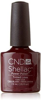 Generic Cnd Shellac Nail Polish Tinted Love Maroon