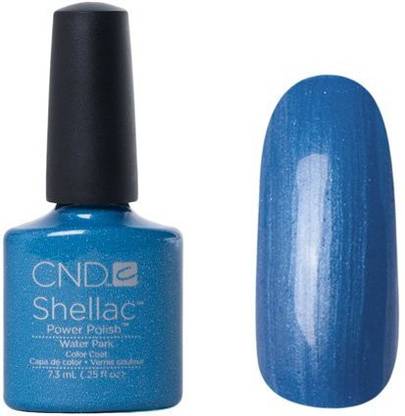 Generic Cnd Shellac Nail Polish Water Park Blue
