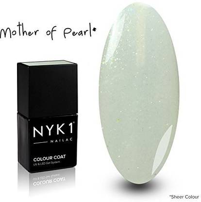 Generic Nailac Mother Of Pearl Professional Shellac Gel Nail Polish Uv And Led Drying Quick Soak Off Gel Polish White