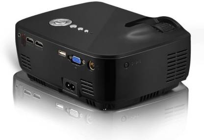 Ecofast Portable Projector for Home, Office, School, Presenation, Bussiness (1200 lm / Remote Controller) Portable Projector