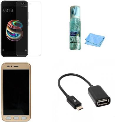 Mudshi Screen Protector Accessory Combo for Mi A1