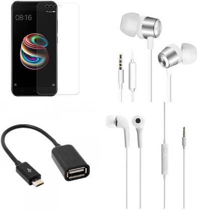 Mudshi Screen Protector Accessory Combo for Mi A1