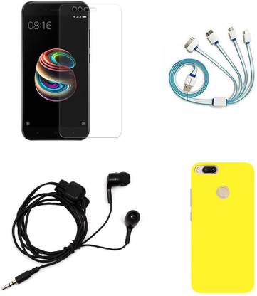 Mudshi Screen Protector Accessory Combo for Mi A1