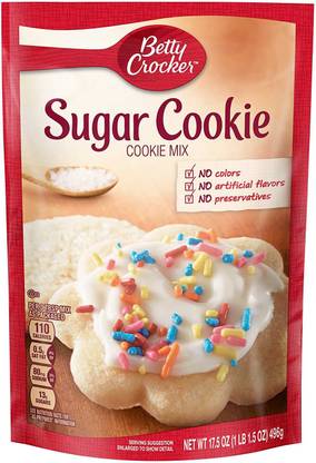 Betty Crocker Sugar Cookie, Cookie Mix - 496g (17.5oz) 496 g