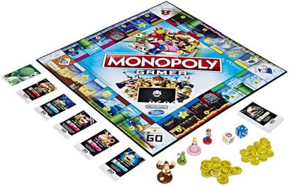 Monopoly Gamer Money & Assets Board Game