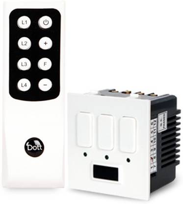Dott Systems Dott Systems Remote Control Switch Modular 3 Lights 5 A One Way Electrical Switch