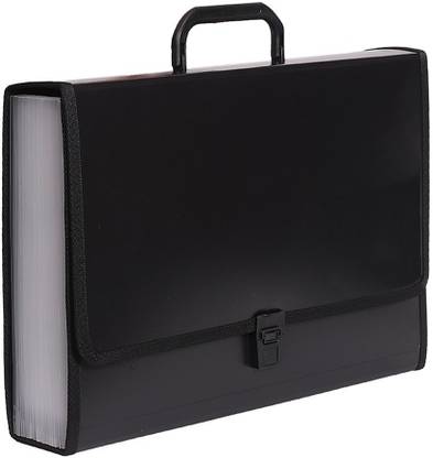 Bindermax Jumbo Expanding File Sturdy & Durable with Sewn Edges, 26 Pockets, Strong Handle and Lock Polypropylene Expanding Folder