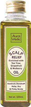 AURAVEDIC Scalp Relief with Tea Tree, Grapefruit & Mulberry Hair Oil