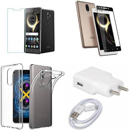 Mudshi Screen Protector Accessory Combo for Lenovo K8 Note