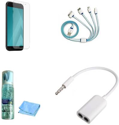 Mudshi Screen Protector Accessory Combo for Samsung Galaxy A7 (2017)