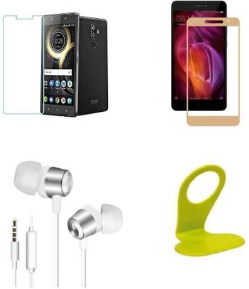 Mudshi Screen Protector Accessory Combo for Lenovo K8 Note