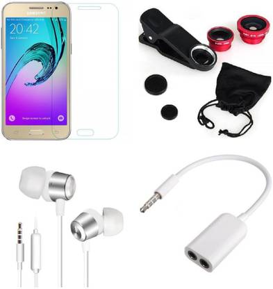Mudshi Screen Protector Accessory Combo for Samsung Galaxy J2 (2016)