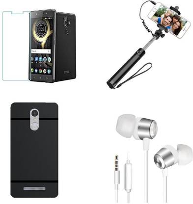 Mudshi Screen Protector Accessory Combo for Lenovo K8 Note