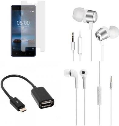 Mudshi Screen Protector Accessory Combo for Nokia 8