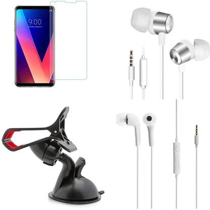 Mudshi Screen Protector Accessory Combo for LG V30 Plus