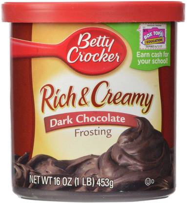 Betty Crocker Rich & Creamy Frosting Dark Chocolate Cake Mix - 453g (16oz) 453 g
