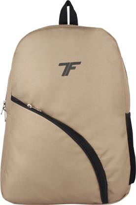 FASHION TRACK School Backpack FT 013 Beige Waterproof Backpack