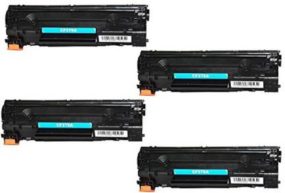 Best 4U Compatible Toner Cartridge for HP Laserjet Pro M12a, M12w, HP Laserjet Pro MFP M26A, M26NW, Laserjet Pro M12A, HP Laser Jet M12 (279A BLACK) Pack of 4 - Black Ink Toner