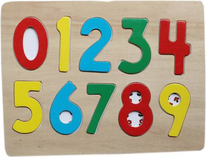 Tootpado Wooden Number Puzzle Board - (1TNG88)