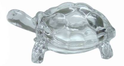 Sayee Crystal Kachua shinging Decorative Showpiece  -  5 cm