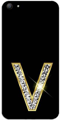 VenTechno Back Cover for Oppo F3 Name "V" Printed Soft Silicon Designer Mobile Back Cover