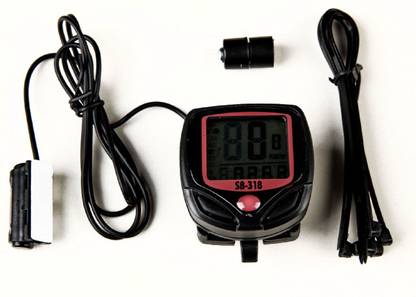 RIDER'S CHOICE New Design Waterproof Wired Cycle Computer Bicycle Meter Speedometer for Bicycle + 1 Extra Battery and whats app guidance Wired Cyclocomputer