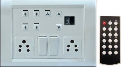 carolight technologies Remote Control Switch Board [Switcher] 6 A Two Way Electrical Switch