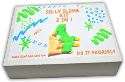 ProjectsforSchool silly slime 2 in 1 Multicolor Putty Toy