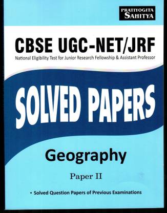 CBSE UGC-NET/JRF SOLVED PAPERS Geography Paper II
