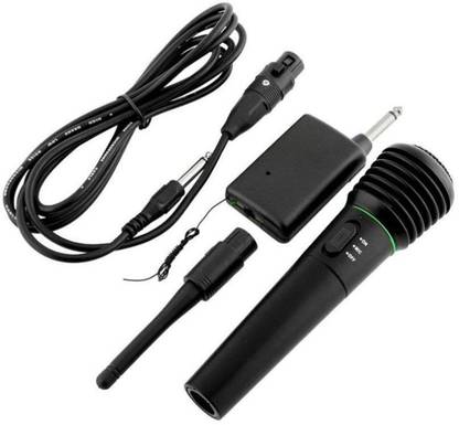 Audiomatic WM-308 FM Frequency 2in1 Microphone (Wired & Wireless) Microphone