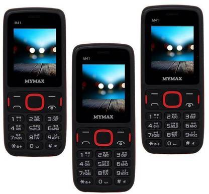 MYMAX M41 Combo of Three Mobiles