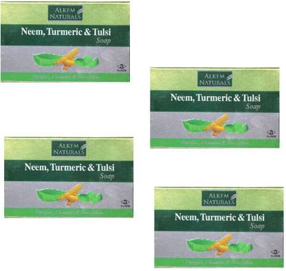 ALKEM Naturals Neem, Turmeric & Tulsi Soap