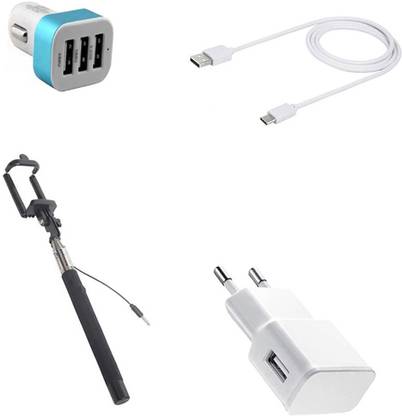 DAKRON Wall Charger Accessory Combo for Lenovo Zuk Edge