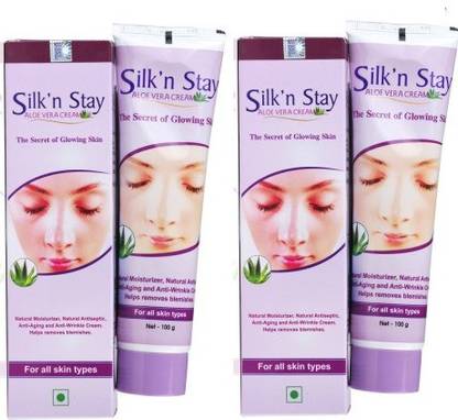 SBL Silk' n Stay Aloevera Cream 100g each [Pack of 2 ] [100gX2 , 200 g]