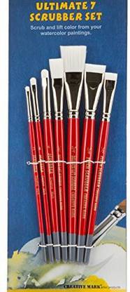 Creative Mark Ultimate Scrubber Watercolor Brush Set Of 7