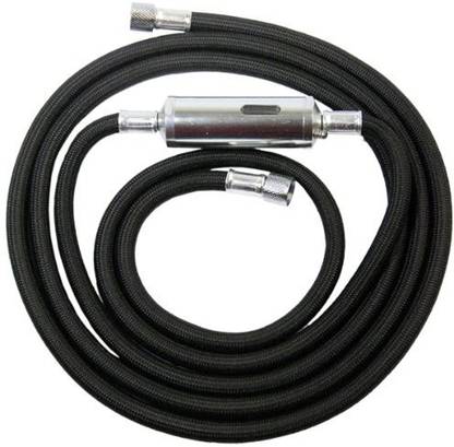 Master Airbrush 10 Foot Nylon Braided Airbrush Hose With Inline Moisture Trap Filter And Standard 1/8" Size Fittings On Both End