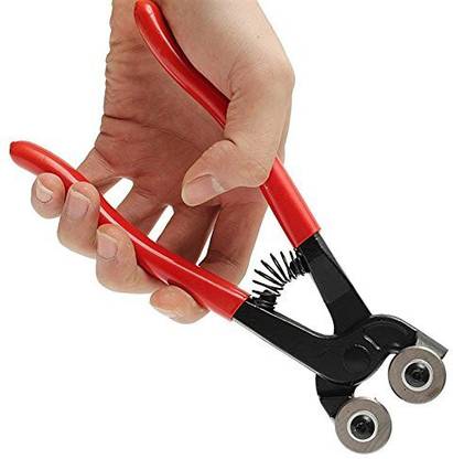 Generic Katoot@ 8 Inch 200mm DIY Mosaic Pliers Set Glass Pliers Tile Wheeled Cutter Nippers LXM Glass Mosaic Nippers Tile Wheeled Cutter