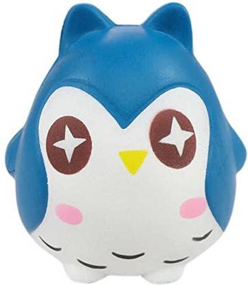 Generic POWEE Jumbo Squishy Kawaii Owl Animal Cream Scented Squishies Slow Rising Toys Decompression Toys (Blue)
