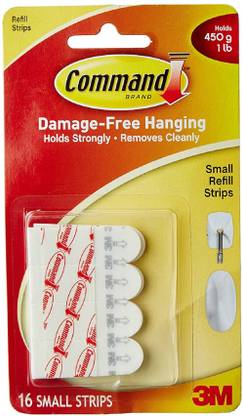 3M Command™ Small Refill Strips-16 Strips Hook 1